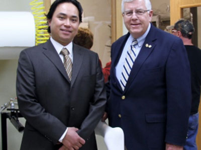 Senator Mike Enzi’s visit to Precision Prosthetics and Orthotics